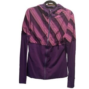 Lululemon purple/pink REVERSIBLE zip-up jacket size 12